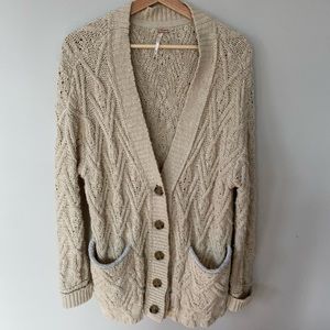 Free People Montana Cable Cardi